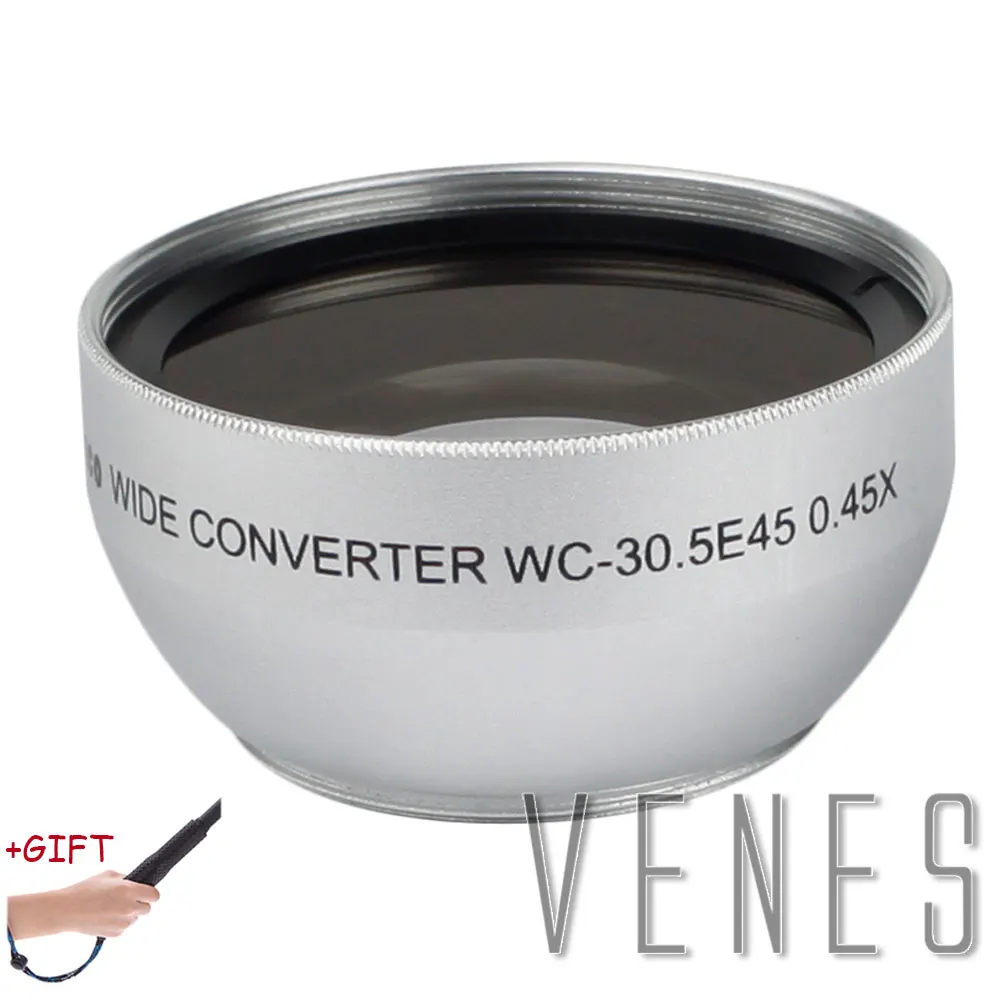 Gift! 30.5mm 0.45x Thread Lens Magnification Telephoto Tele Converter