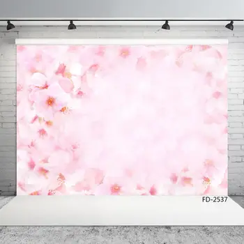 

Dreamy Pink Flower Board Portrait Newborn Children Baby Shower Photography Background Photographic Backdrop For Photo Studio