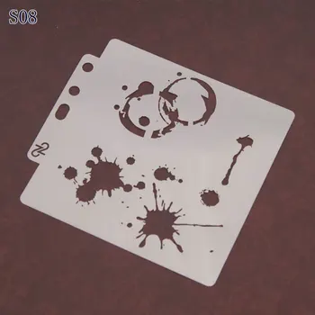 Draw Decorative Ruler print Spray Painting Stencil for Coffee Baking Cake Spraying Tools Scrapnook DecorationTemplate Mold