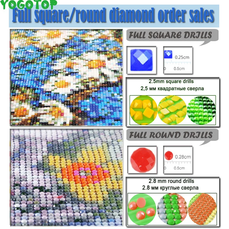 Square Round Drills Missing Beads Bulk 447 DMC Colours For 5D Diamond Paintings 