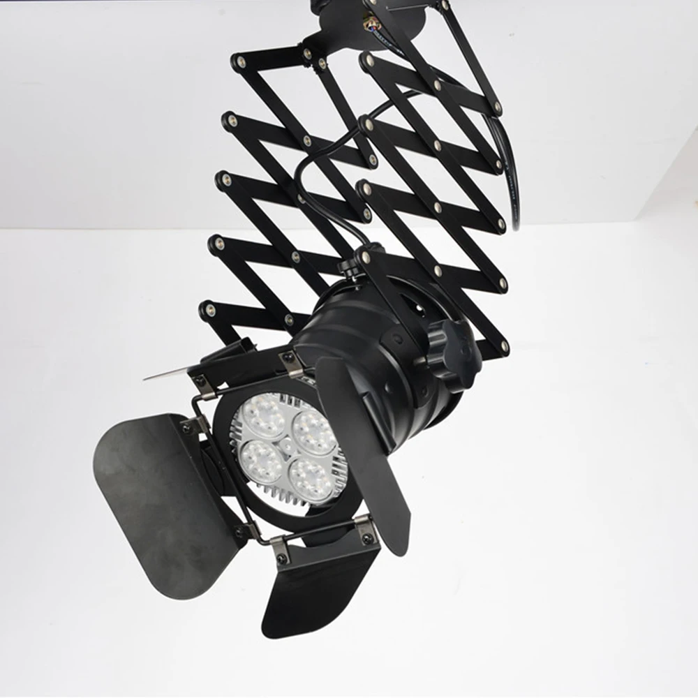 Винтажный промышленный потолочный светильник светодиодный потолочный светильник освещение может регулироваться Телескопический Лофт домашний Декор Ретро лампа