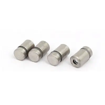 

12mmx22mm Stainless Steel Wall Mount Glass Standoff Advertising Screw Nail 4pcs