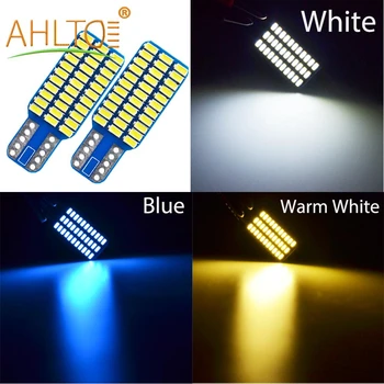 

2PCS W5W Car LED T10 Canbus Bulbs 3014 33smd Turn Signal Lamps License Plate Trunk Clearance Lights Warm White Bulb DC 12V 6000K