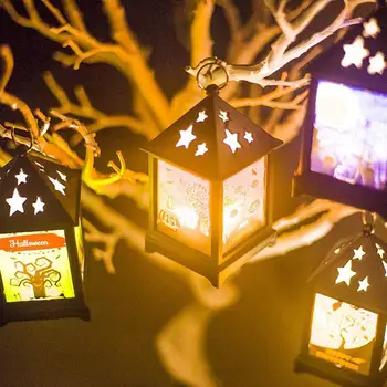 

Halloween Pumpkin Light Lamp Spider Creative Hanging Lantern Pumpkin Lamp Witch Horror