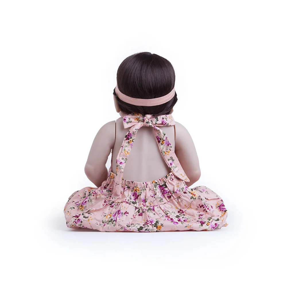 55 см полностью силиконовая кукла Reborn Baby Doll игрушка Bebe Reborn 22 дюйма новорожденная девочка принцесса младенцы кукла Купание игрушка детский подарок