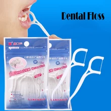 30 шт./партия зубная нить гигиена полости рта зубные палочки зубная вода нить зубочистка зубочистки рта ABS нить с портативным чехлом
