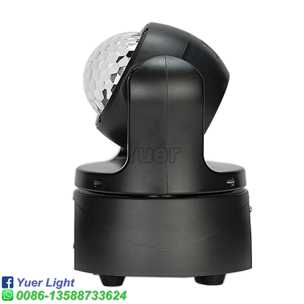 60W LED Pocket Double-Sided Moving Head Light With Magic Ball&Laser DJ Disco Stage Lighting For Home Party Bar Nightclub DMX512