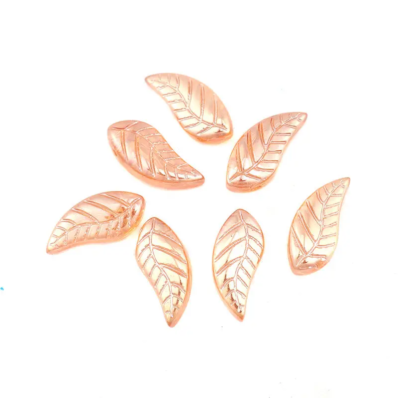 50 PCs Doreen Box Glass Beads Leaf Multicolor AB Rainbow Bead For DIY Fashion Bracelet Jewelry Making16x 8mm, Hole: 0.9mm 50 PCs Doreen Box Glass Beads Leaf Multicolor AB Rainbow Bead For DIY Fashion Bracelet Jewelry Making16x 8mm, Hole: 0.9mm