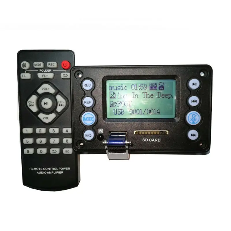 DC 5 В 4,0 микрофон Запись порт Bluetooth MP3 декодер плата модуль USB SD WAV WMA A5YA
