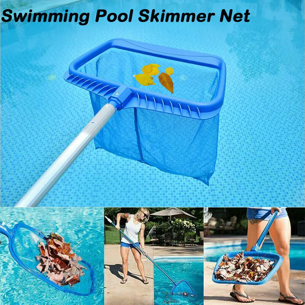 

Swimming Pool Cleaning Tools Skimmer Net Fine Mesh Aluminum Frame for Faster Cleaning Leaves