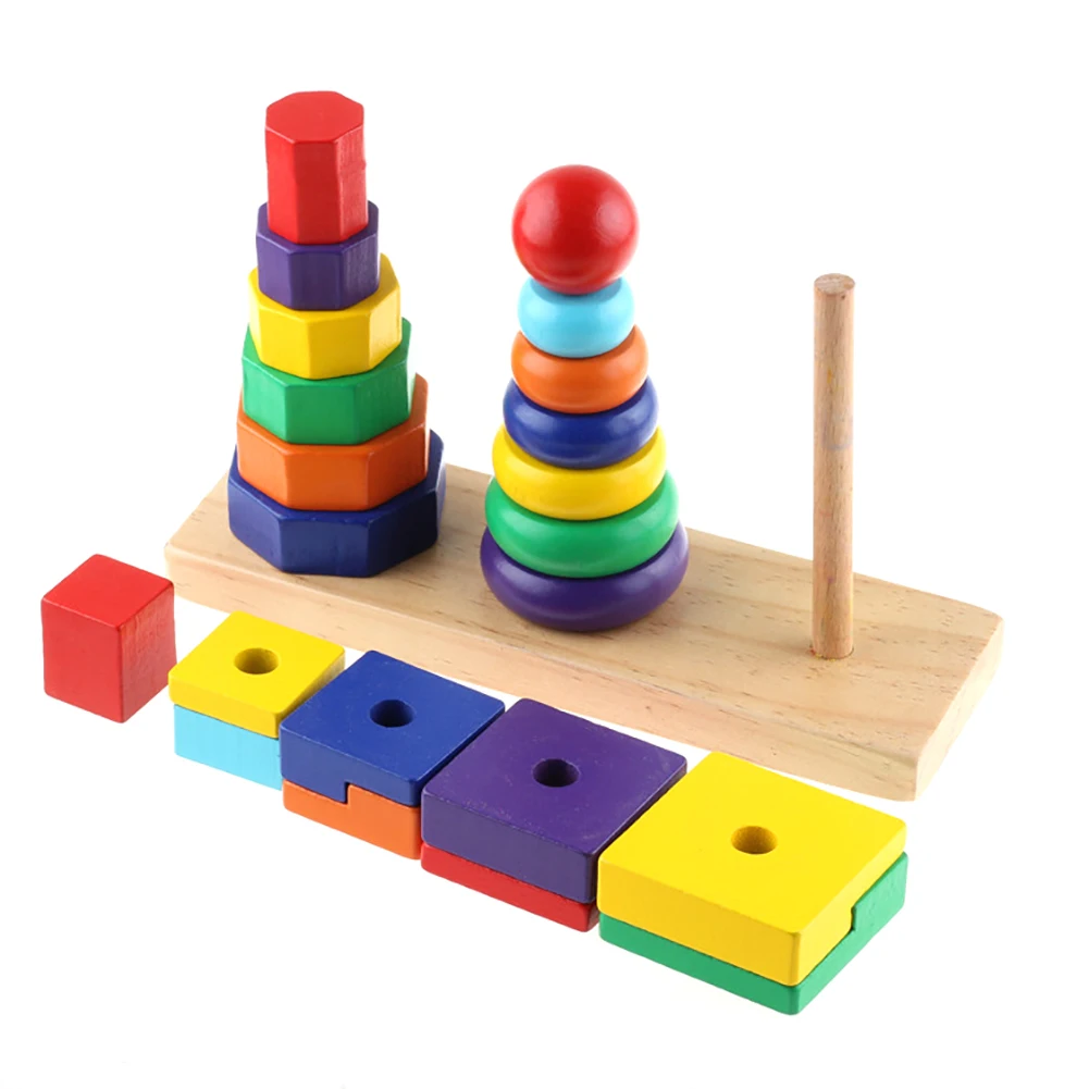 Деревянная геометрическая форма укладчик сортировочная доска для малышей детство развивающая игрушка построить раннюю форму цвет размер Различные навыки игрушка