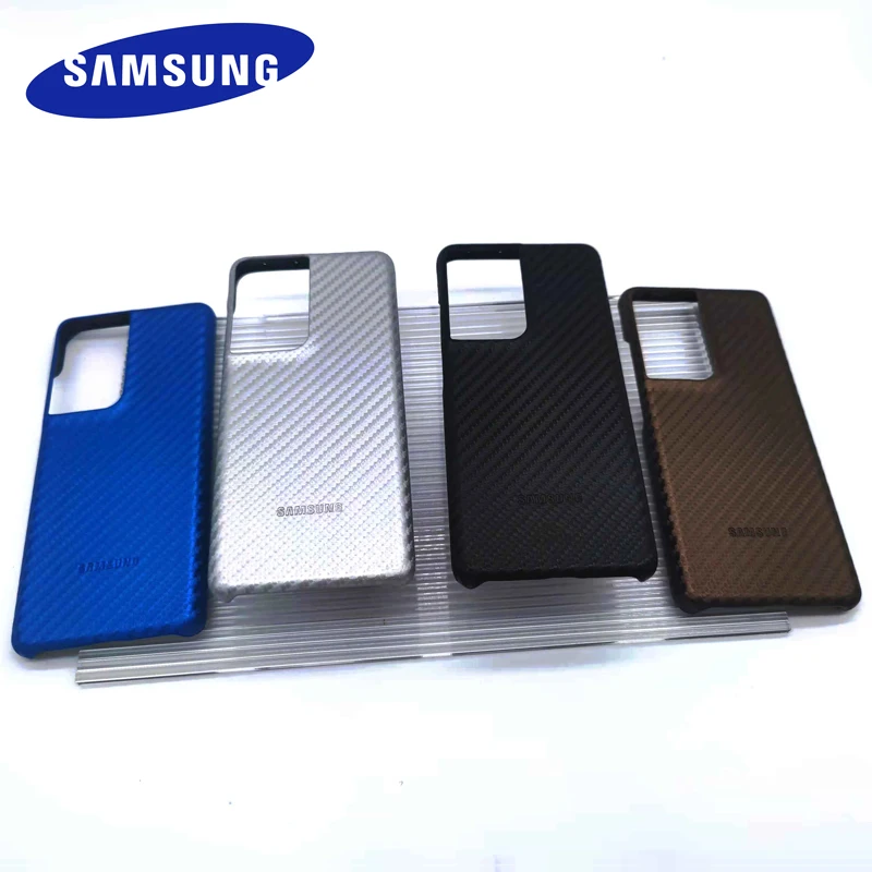 Samsung Carbon Fiber Phone Case For Galaxy S21 S20 Plus Note 20 Ultra