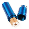 Portable Stainless Steel Sealed Cigarette Case 5 Cigarettes with Keychain Holder Box Waterproof Cigarettes Storage Box 4