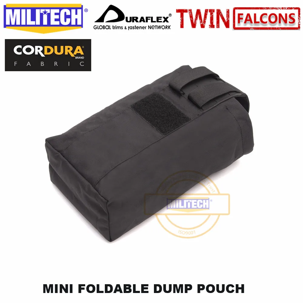 MILITECH First FS копье первый мини складной журнал падение сумка для мусора TWINFALCONS TW Delustered 500D Cordura сделано подсумок