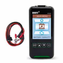 Duoyi dy222-testador multifuncional de carga de bateria automotiva, 12v/24v, verificação de saúde da bateria