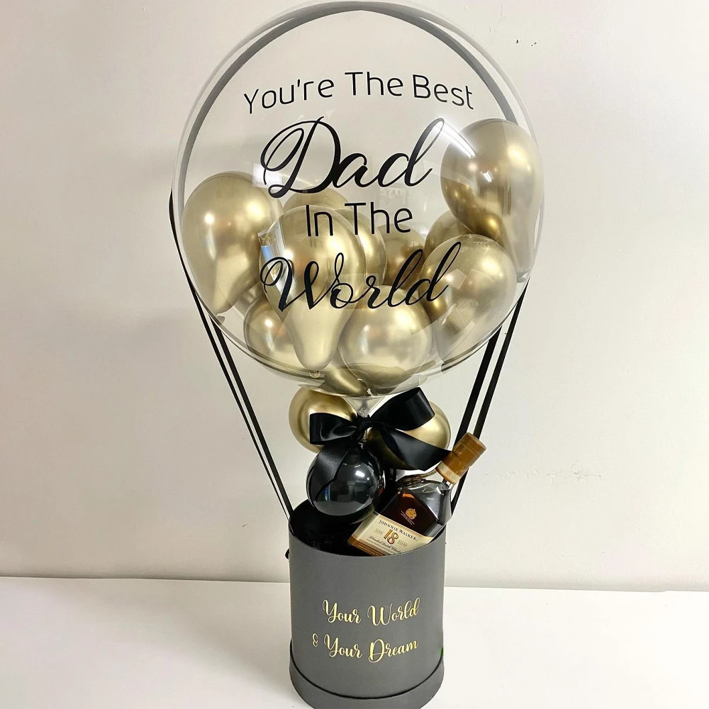 Balloon Gift Father Day Marry Engagement Ballon Clear Box You Are The Best  Dad In World Party Transparent Ball Luxurious Mothers - Gift Boxes & Bags -  AliExpress