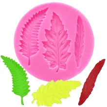 Рождественский листок силиконовая форма для торта Лист Листья помадка форма для выпечки, сделай сам инструмент