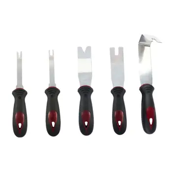 

5Pcs Vehicle Plastic Buckle Fastener Remover Door Panel Remover Repair Tool Kit Disassembly Tool Set