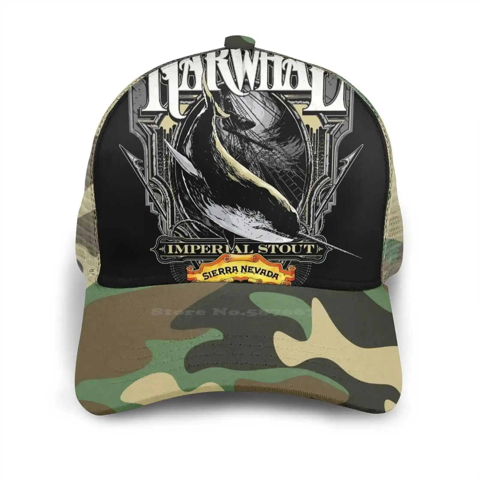 Narwhal Hip Hop Fashion Cap Sports 