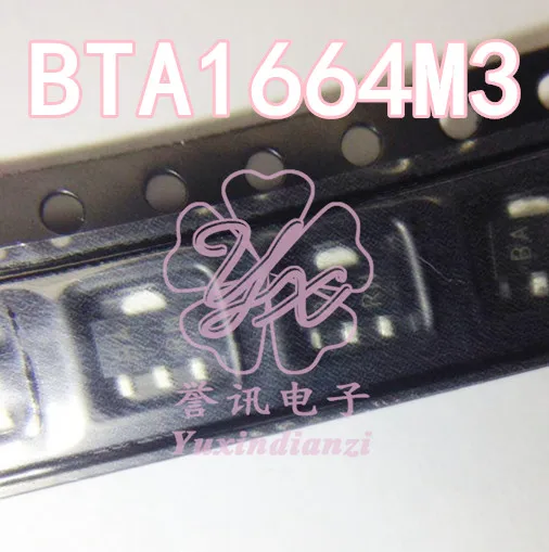 BTA1664M3 SOT89 Epitaxial Planar Transistor Screen Printing: BA RN | Электроника