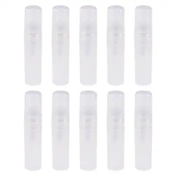 

10pcs 3ML Perfume Bottles Transparent Refillable Portable Empty Containers Spray Bottles