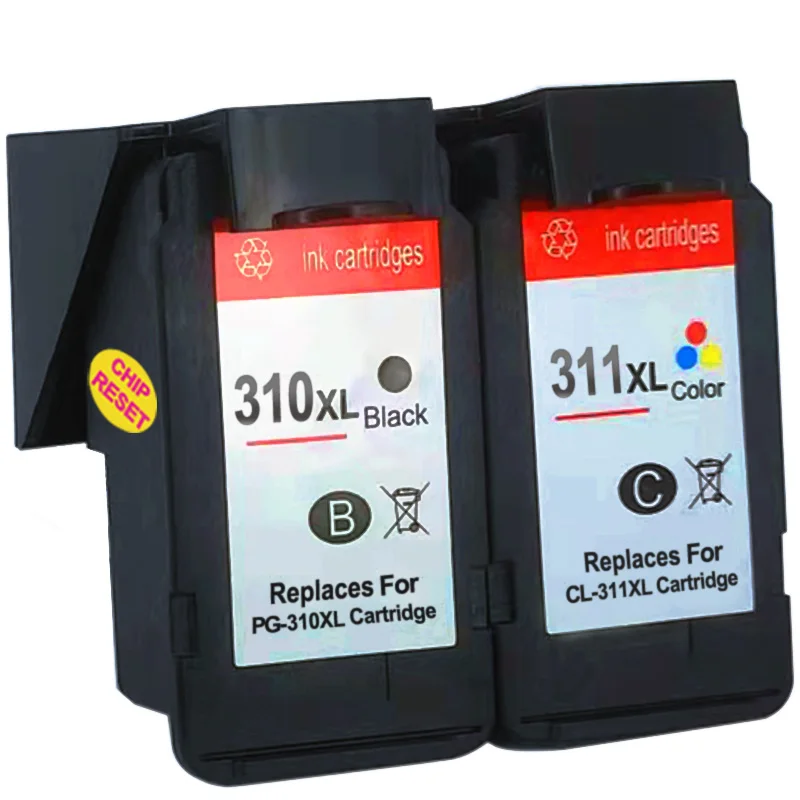 Hicor Remanufactured Ink for Canon BC-310 BC-311 Compatible for PIXUS  MP493, MP490, MP480, MP280, MP270, MX420, MX350, iP2700