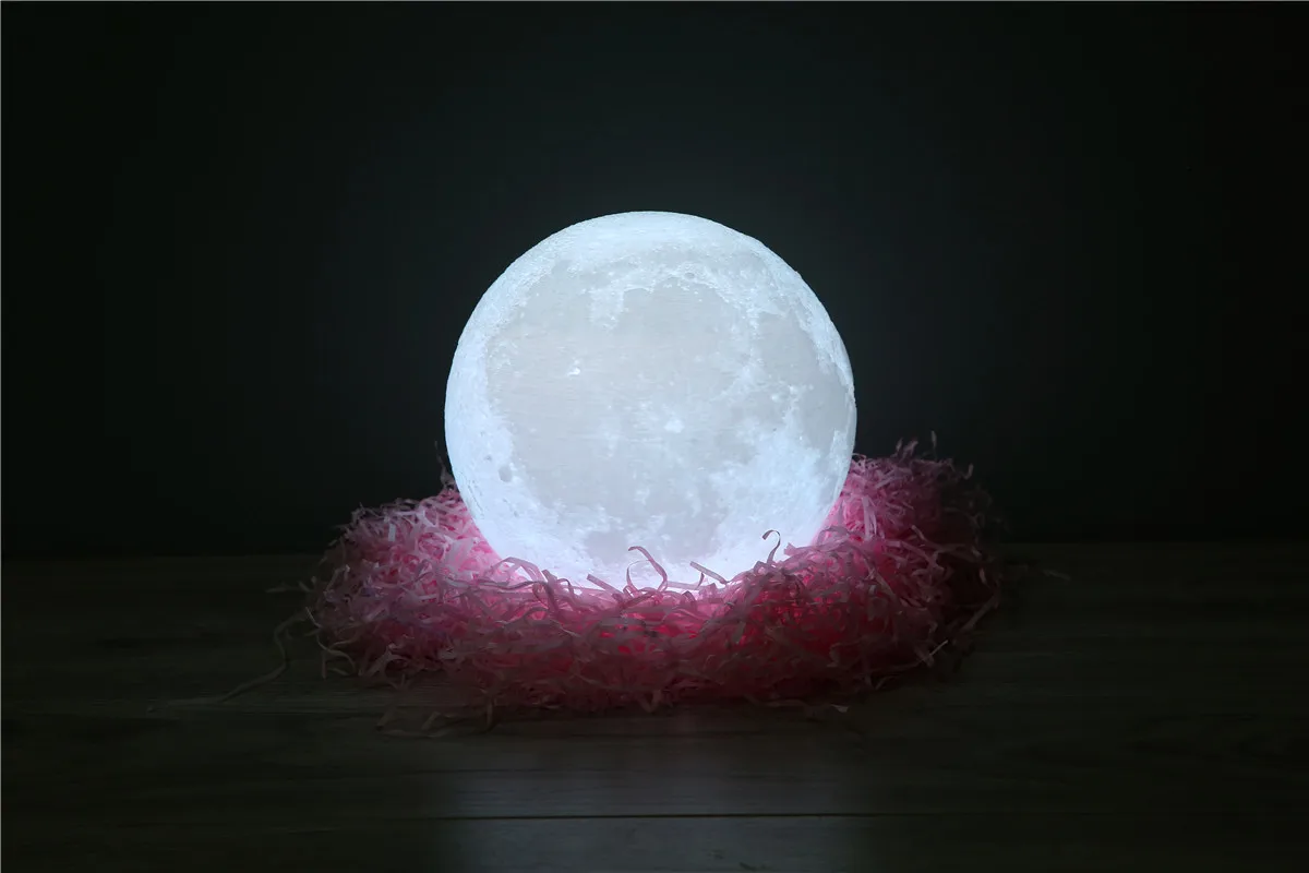 3D принтом персонального фото фон луна ночь светильник USB зарядка для домашнего украшения подарок ко Дню Святого Валентина touch/дистанционное управление 2/16 Коло