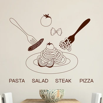 

Pizza Shop Cafes Ice Cream Bread Cake Kitchen Wall Art Sticker Decal DIY Home Decoration Mural Decor Milk tea Coffee Decal