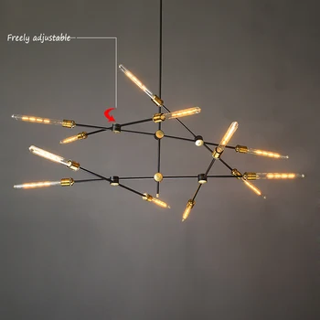 

Iron LED Pendant Lights Lighting Industrial Pendant Lamp Loft Hanging Lamp Vintage Glass Dining Living Room Bedside Bedroom Bar