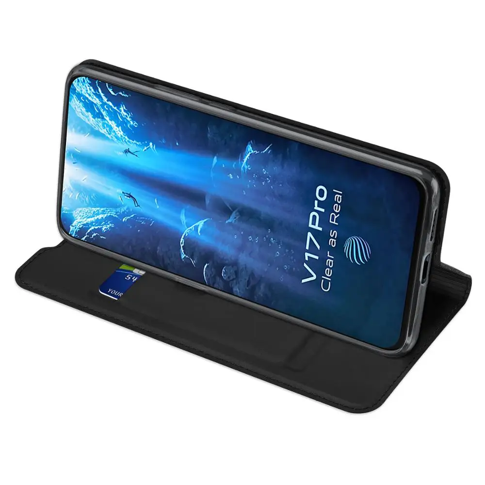 ДЛЯ Vivo V17 Pro чехол Роскошный кожаный флип-чехол на магните для Vivo V17 Pro V 17 V17Pro чехол-подставка для телефона 6,44 дюймов