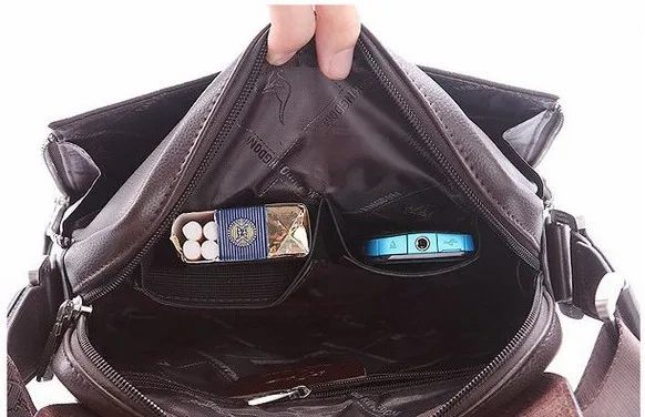 Новое поступление Роскошная брендовая мужская сумка-мессенджер винтажная кожаная сумка на плечо Красивые повседневные сумки через плечо