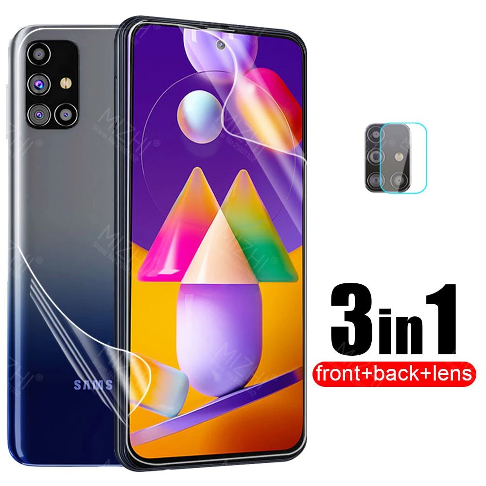 100D Гидрогелевая пленка для Samsung Galaxy M31s Защитная задней панели Sumsung M31 s M 31 стекло