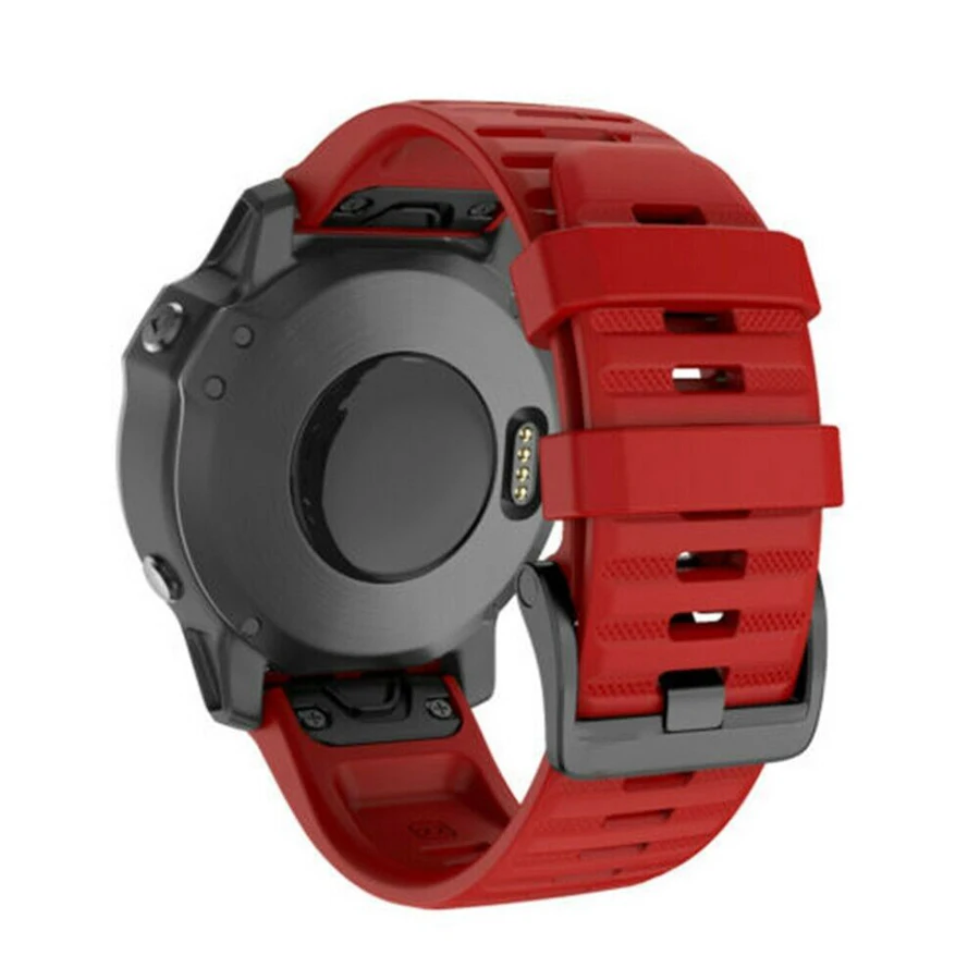 Ремешок для часов 26 22 20 мм ремешок для Garmin Fenix 5X6X6 6S Pro 5 5S Plus 3 3HR часы быстросъемный силиконовый ремешок Easyfit