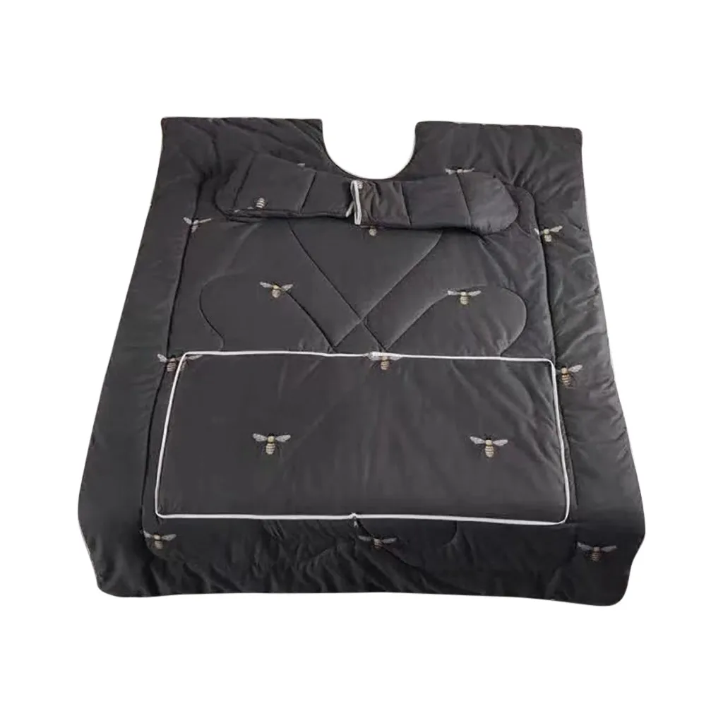 Многофункциональный Зимний ленивый одеяло с рукавами теплый утолщенный мыть подушки бланке - Цвет: Black