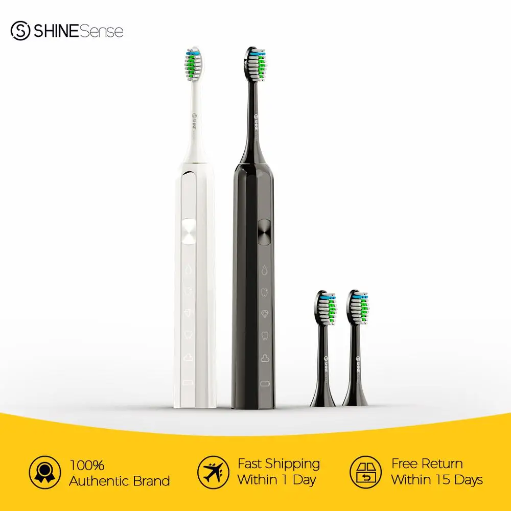 Зубная щетка ShineSense STB600 звуковая электрическая ультразвуковая Водонепроницаемая