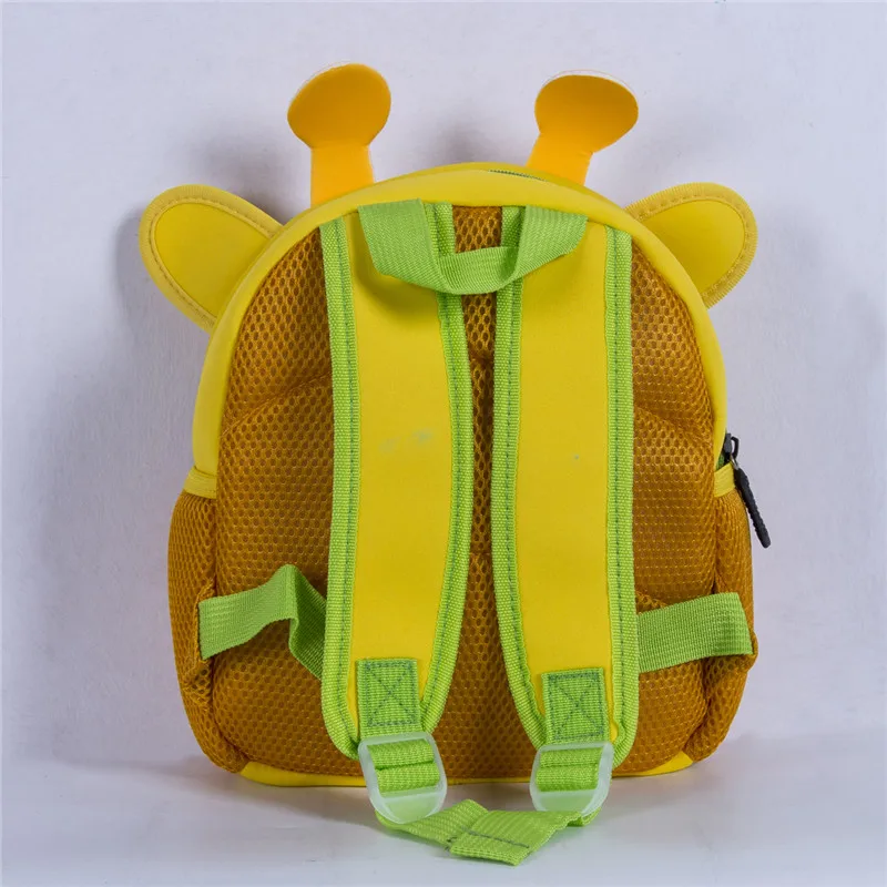 Детский милый 3D рюкзак с мультяшным животным принтом для малышей, школьный рюкзак, плюшевые рюкзаки