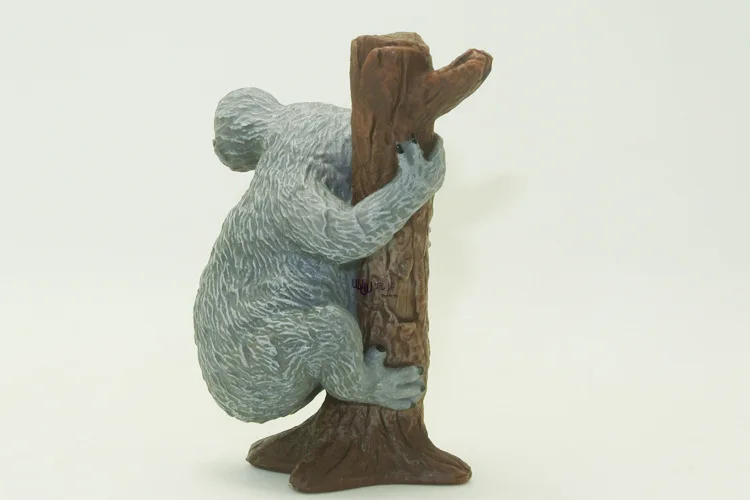 

Model Wild Animal Model Set Koala Tree-Hugging (Phascolarctos Cinereus) Plastic Emulate Toy