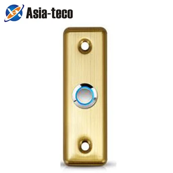 

LED Backlight Stainless Steel Exit Button Push Switch Door Opener Release for Access Control
