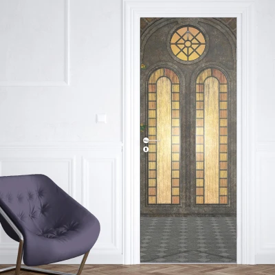 Украшение для дома 3d наклейка deur adesivi per porte лестница художественные обои на дверь водонепроницаемый плакат для декора стен двери