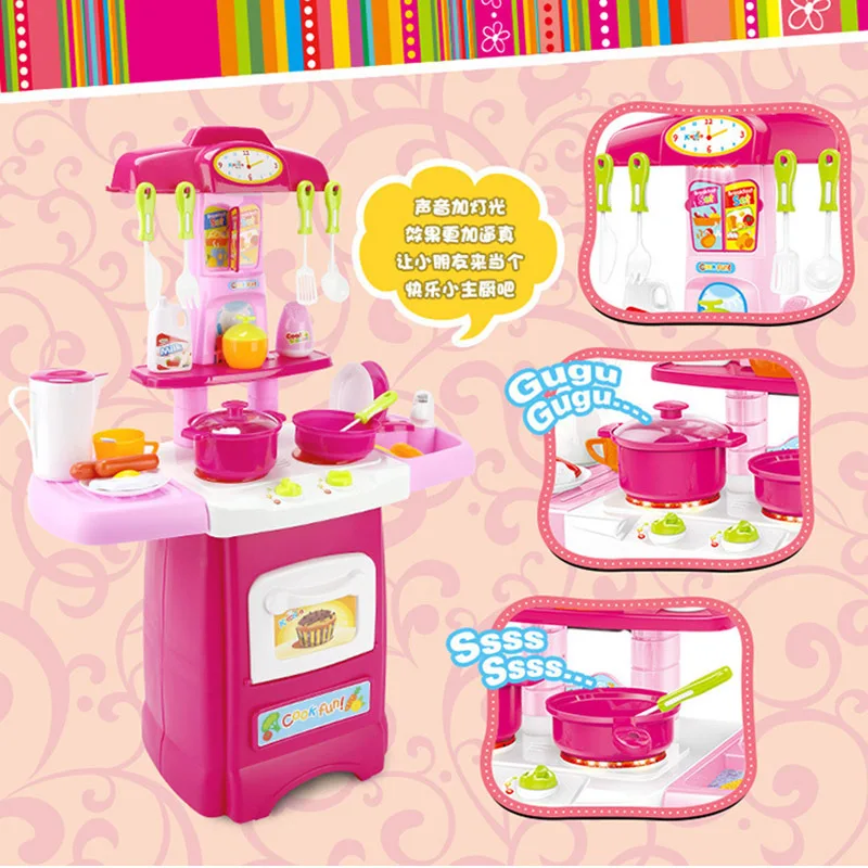 Children Kitchen-Pumping Water Extractor Kitchen Units Set Light Included Light Voice Model Cooking - 4000267395280