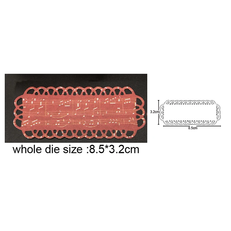 

rectangle Frame lace Metal Stitches Cutting Dies Stencils Embossing Photo Album Paper Card Crafts