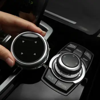 

Replacement Multimedia knob cover Button ABS 1pcs For BMW F10 F20 F30 IDrive