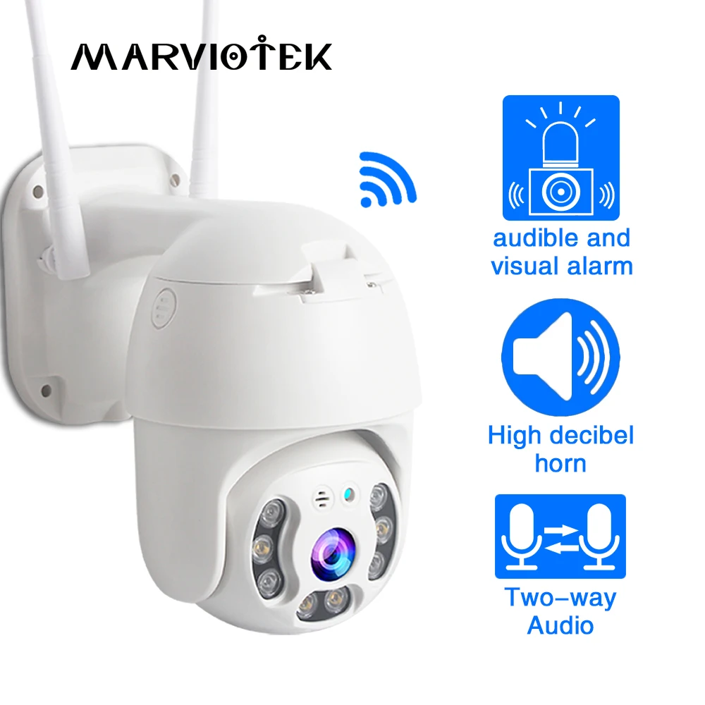 IP-камера видеонаблюдения 3 Мп 1080P водонепроницаемая с Wi-Fi | Безопасность и защита