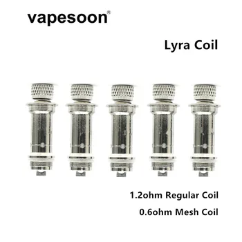 

5pcs Lyra Coil 1.2ohm Regular / 0.6ohm Mesh Coil Head for e-Cigarette Lost Vape Lyra Kit Vape Pod Cartridge