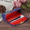 1Pc Portable Embroidered Lipstick Case Storage Jewelry Holder Random Retro Flower Design Lipstick Display Box With Mirror ► Photo 3/5