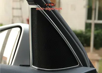 

Matt Chrome Front Door Stereo Speaker Cover for Benz C-Class W204 08-2013 Except 2dr