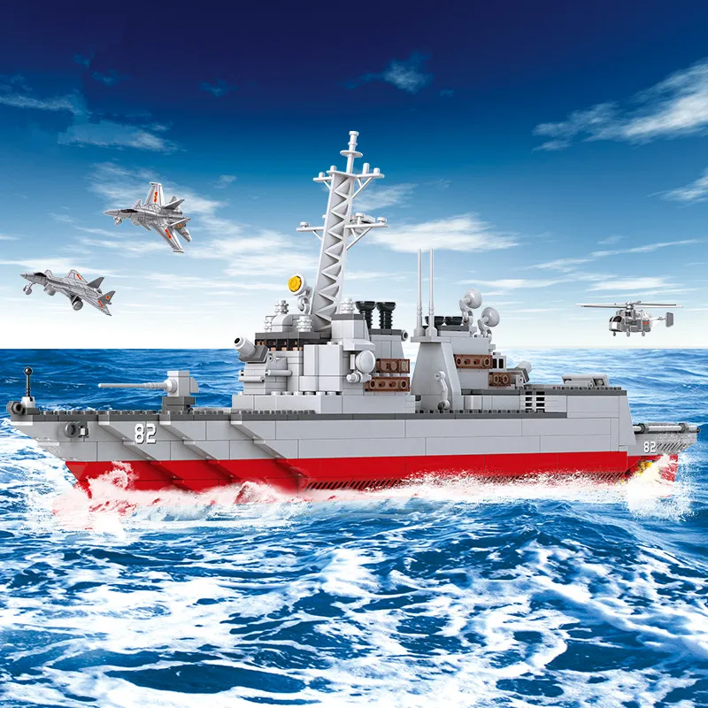 615 шт. военный морской разрушитель боевой корабль модель линкор армейские