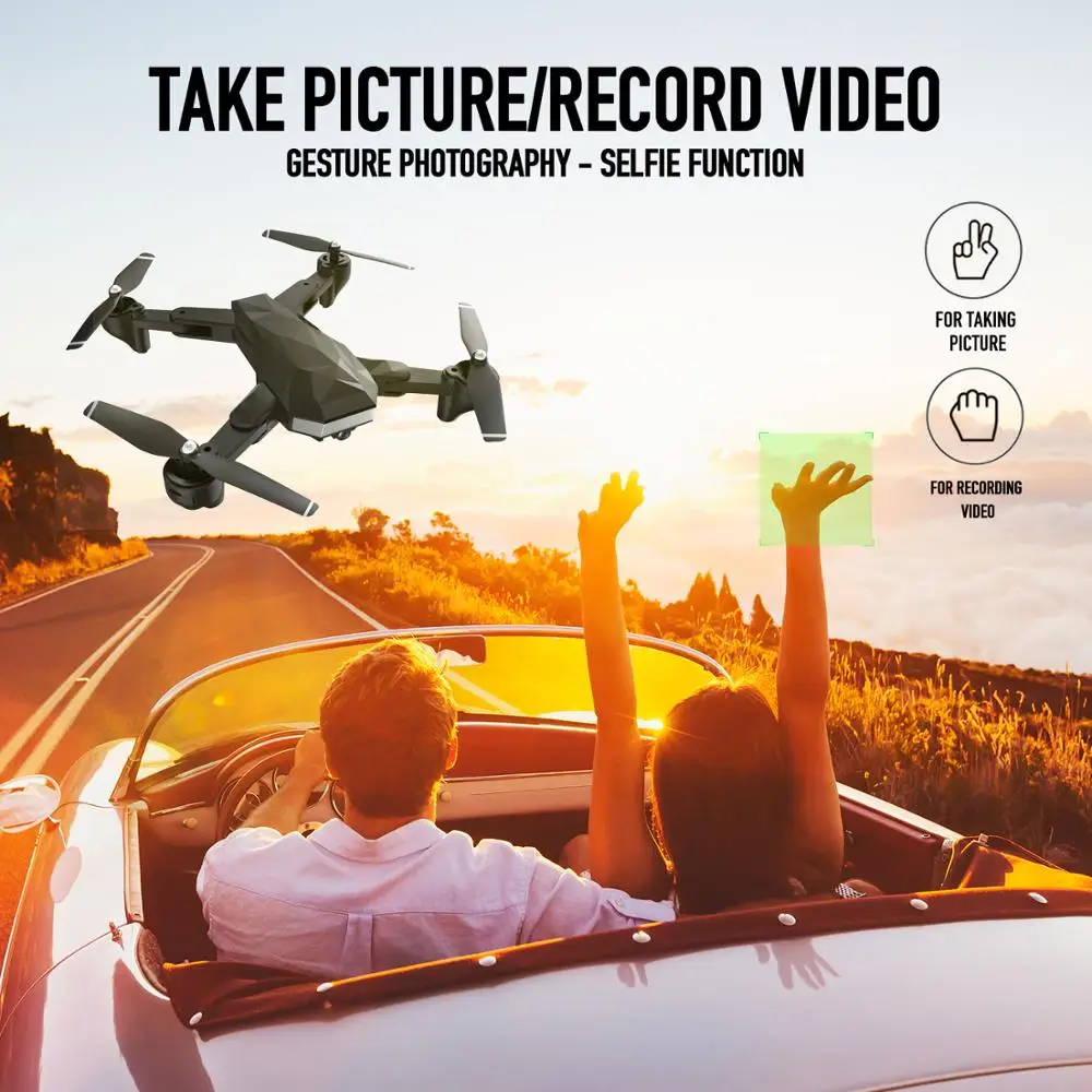 Квадрокоптер C53 gps Дрон с 4K HD камерой 5G wifi FPV RC складной Профессиональный вертолет RC дроны игрушка для детей
