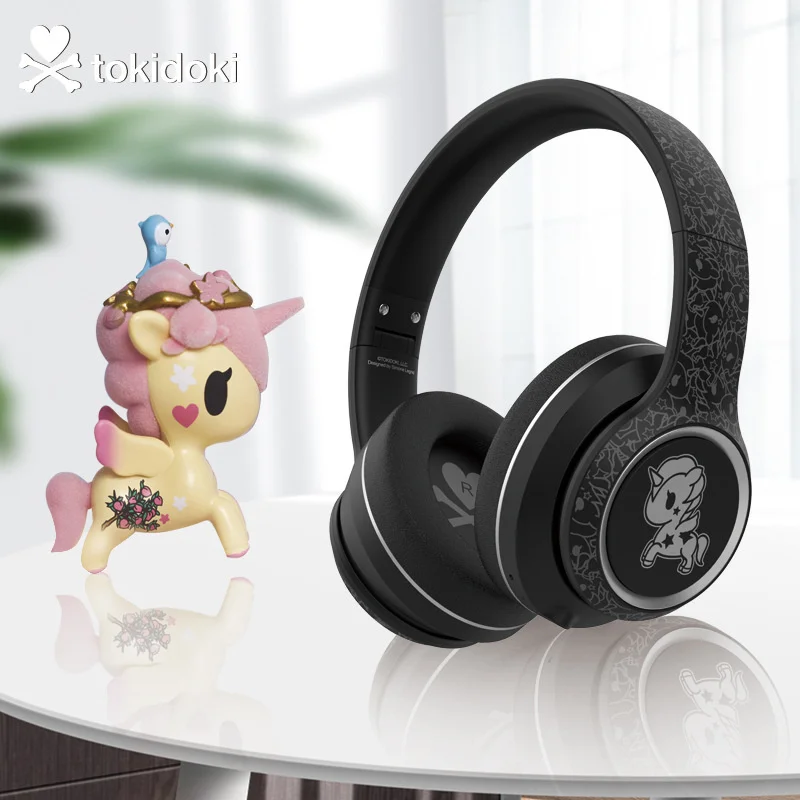 TD06 Baru Headset Bluetooth Nirkabel Modis Lucu Yang Dipasang Di