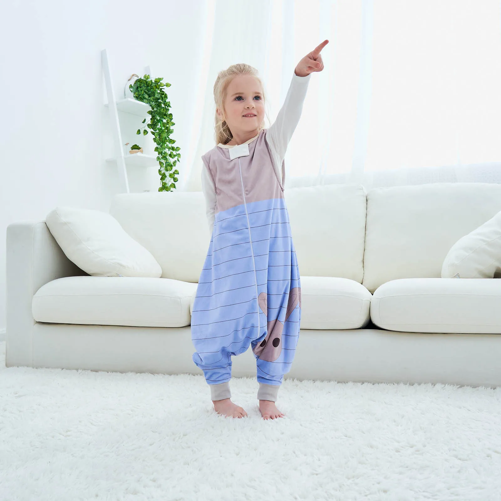 Spring Sleepwear Flannel Sleeping Bag Cartoon Baby Boys Clothes For Girls Pajamas Kids Clothing Bodysuits Jumpsuits Warm Romper